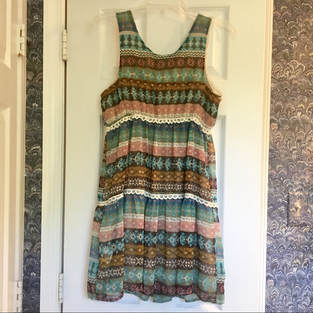 Aztec Pattern Sundress - Picture 2 of 5
